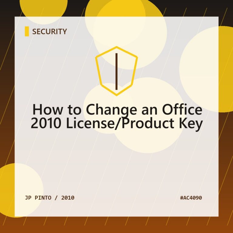 Featured image for How to Change an Office 2010 License/Product Key