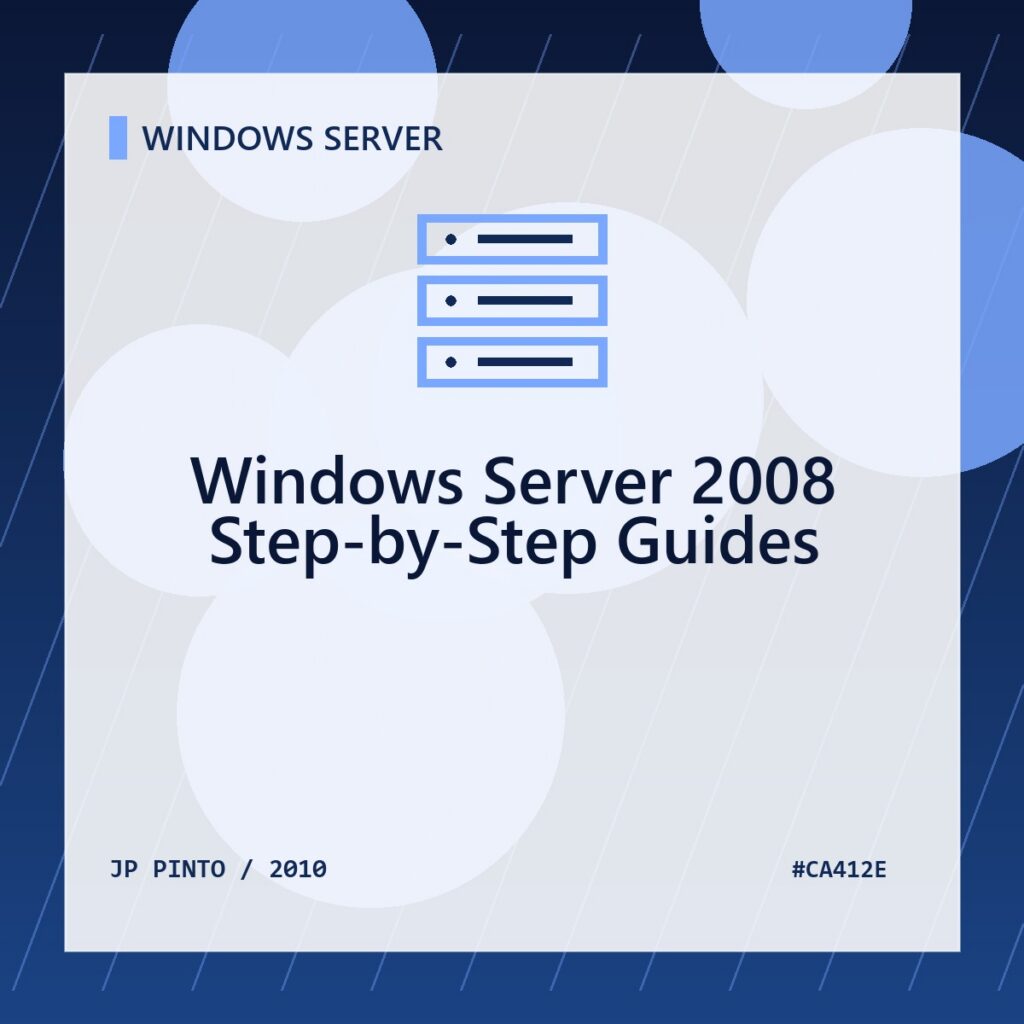 Featured image for Windows Server 2008 Step-by-Step Guides