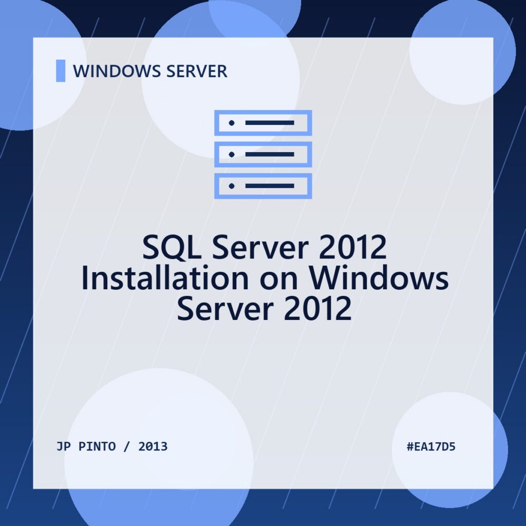Featured image for SQL Server 2012 Installation on Windows Server 2012