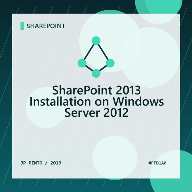 Featured image for SharePoint 2013 Installation on Windows Server 2012