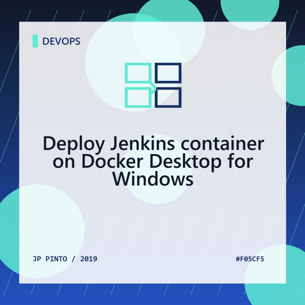 Featured image for Deploy Jenkins container on Docker Desktop for Windows