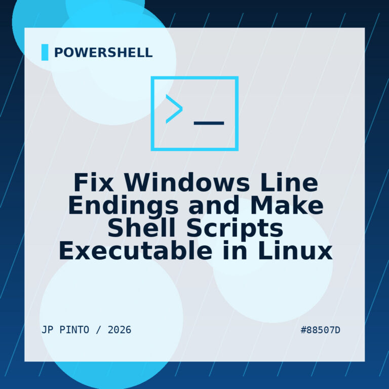 Featured image for Fix Windows Line Endings and Make Shell Scripts Executable in Linux