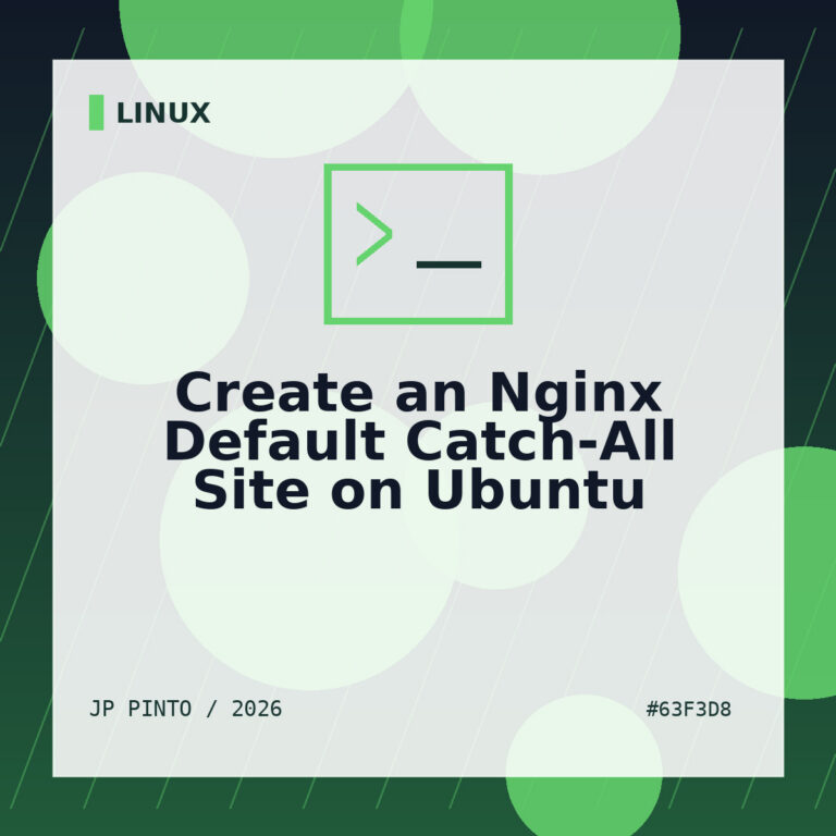 Featured image for Create an Nginx Default Catch-All Site on Ubuntu