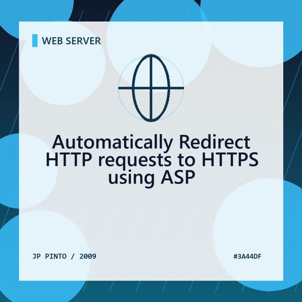 Featured image for Automatically Redirect HTTP requests to HTTPS using ASP